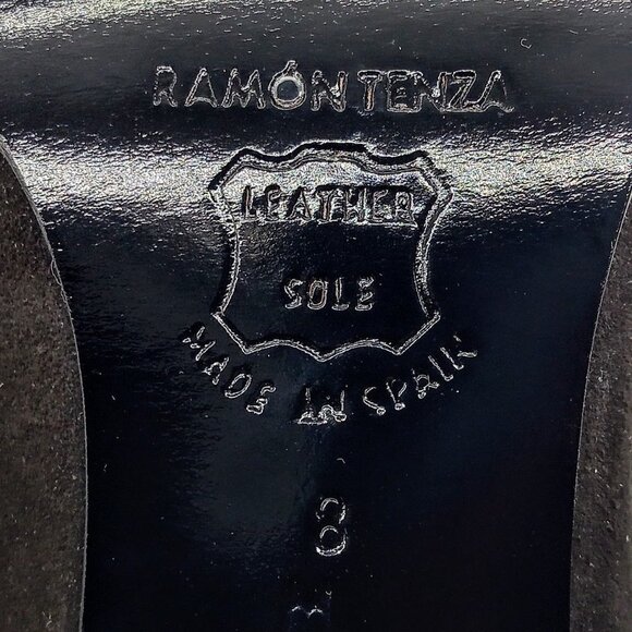 Ramon Tenza Suede Colorblock Heels - Size 7.5M & 8M - Picture 9 of 9